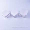 shiny white cream jars empty containers for skin care packaging 50g